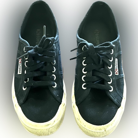 Classic Navy Superga Sneakers - Picture 1 of 5